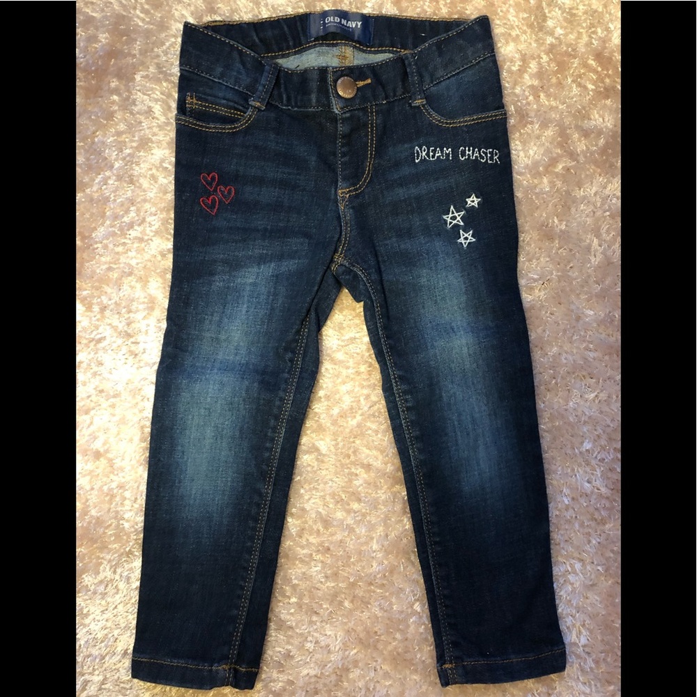 Dream chaser navy blue jeans 3t